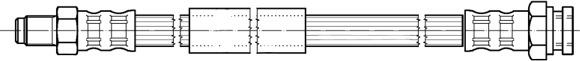 CEF 511582 - Шланг сцепления autosila-amz.com