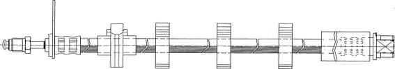 CEF 511684 - Тормозной шланг autosila-amz.com