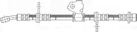 CEF 511156 - Тормозной шланг autosila-amz.com