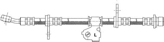 CEF 511157 - Тормозной шланг autosila-amz.com