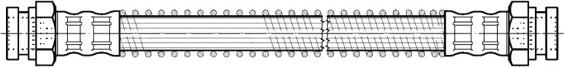 CEF 511129 - Тормозной шланг autosila-amz.com