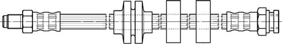 CEF 511883 - Тормозной шланг autosila-amz.com