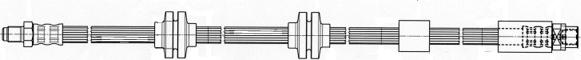 CEF 512490 - Тормозной шланг autosila-amz.com