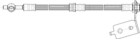 CEF 512493 - Тормозной шланг autosila-amz.com