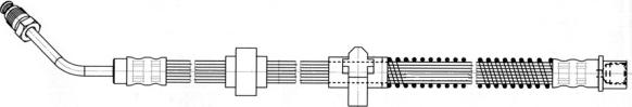 CEF 512497 - Тормозной шланг autosila-amz.com