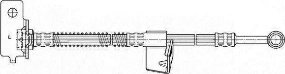 CEF 512425 - Тормозной шланг autosila-amz.com