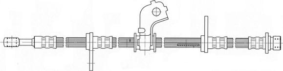 CEF 512505 - Тормозной шланг autosila-amz.com