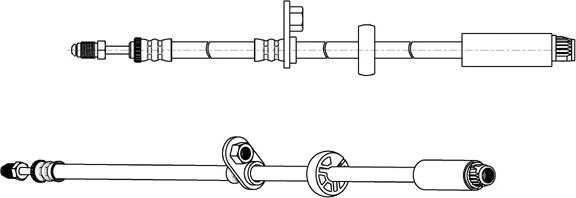 CEF 512668 - Тормозной шланг autosila-amz.com