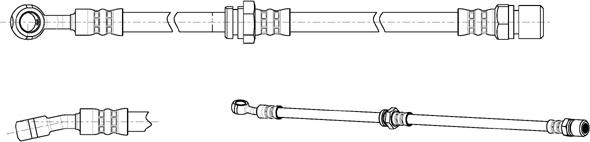 CEF 512602 - Тормозной шланг autosila-amz.com