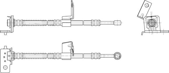 CEF 512632 - Тормозной шланг autosila-amz.com