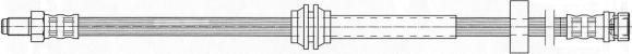 CEF 512058 - Тормозной шланг autosila-amz.com