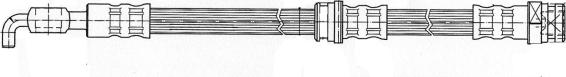 CEF 512039 - Тормозной шланг autosila-amz.com