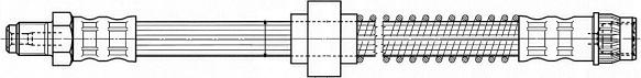 CEF 512125 - Тормозной шланг autosila-amz.com