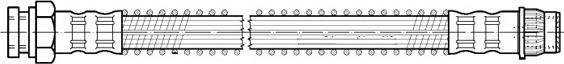 CEF 512126 - Тормозной шланг autosila-amz.com