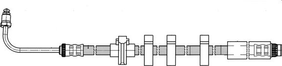 CEF 512128 - Тормозной шланг autosila-amz.com