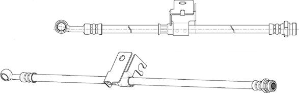 CEF 512841 - Тормозной шланг autosila-amz.com