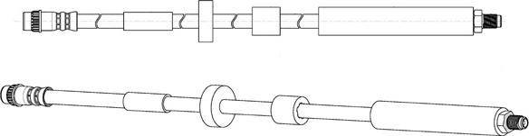 CEF 512850 - Тормозной шланг autosila-amz.com