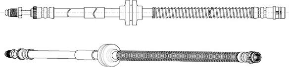 CEF 512861 - Тормозной шланг autosila-amz.com