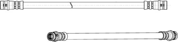 CEF 512862 - Тормозной шланг autosila-amz.com