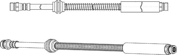 CEF 512819 - Тормозной шланг autosila-amz.com