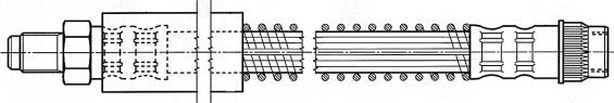 CEF 512207 - Тормозной шланг autosila-amz.com