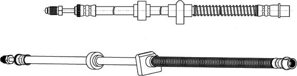 CEF 512757 - Тормозной шланг autosila-amz.com