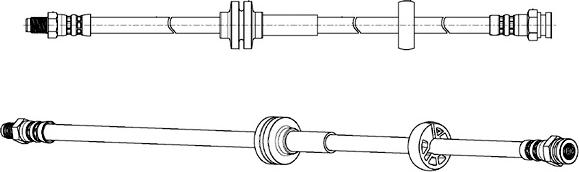 CEF 512711 - Тормозной шланг autosila-amz.com