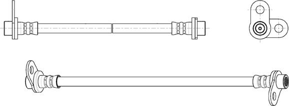 CEF 512784 - Тормозной шланг autosila-amz.com