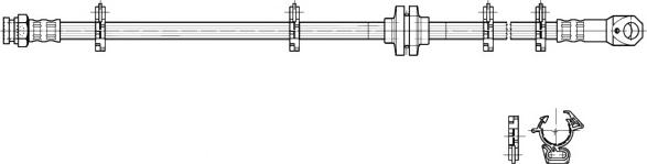 CEF 517001 - Тормозной шланг autosila-amz.com