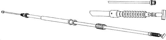 CEF FA02159 - Тросик, cтояночный тормоз autosila-amz.com