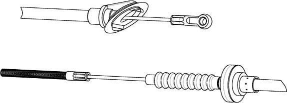 CEF ST01100 - Трос, управление сцеплением autosila-amz.com