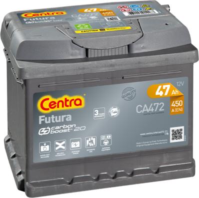 CENTRA CA472 - Стартерная аккумуляторная батарея, АКБ autosila-amz.com