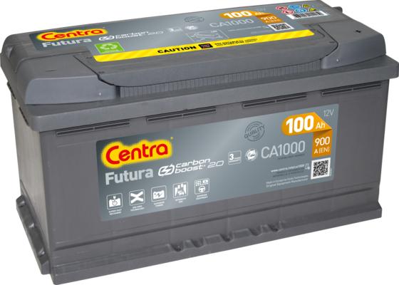 CENTRA CA1000 - Стартерная аккумуляторная батарея, АКБ autosila-amz.com