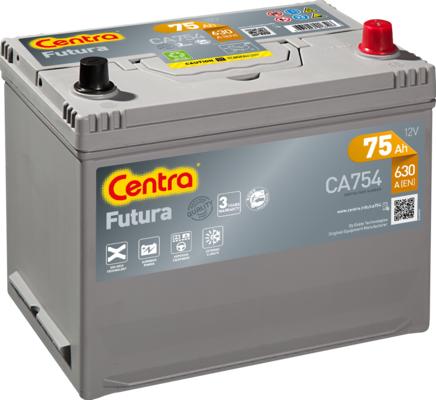 CENTRA CA754 - Стартерная аккумуляторная батарея, АКБ autosila-amz.com