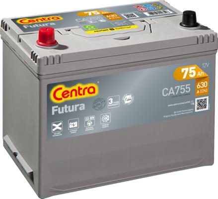 CENTRA CA755 - Стартерная аккумуляторная батарея, АКБ autosila-amz.com