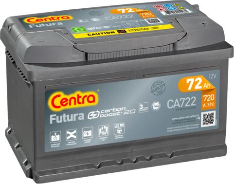 CENTRA CA722 - Стартерная аккумуляторная батарея, АКБ autosila-amz.com
