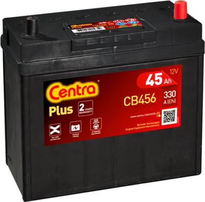 CENTRA CB456 - Стартерная аккумуляторная батарея, АКБ autosila-amz.com