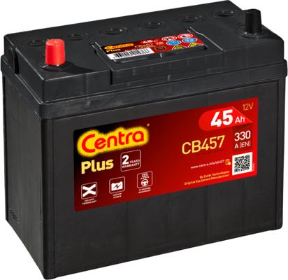 CENTRA CB457 - Стартерная аккумуляторная батарея, АКБ autosila-amz.com