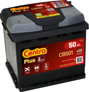 CENTRA CB501 - Стартерная аккумуляторная батарея, АКБ autosila-amz.com