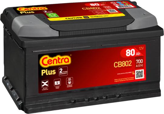 CENTRA CB802 - Стартерная аккумуляторная батарея, АКБ autosila-amz.com
