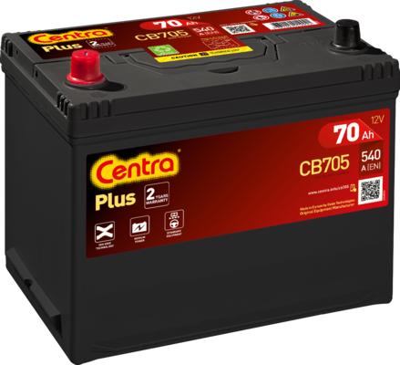 CENTRA CB705 - Стартерная аккумуляторная батарея, АКБ autosila-amz.com