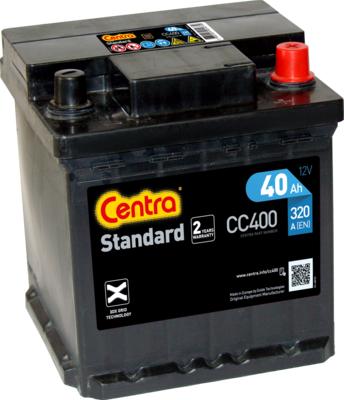 CENTRA CC400 - Стартерная аккумуляторная батарея, АКБ autosila-amz.com
