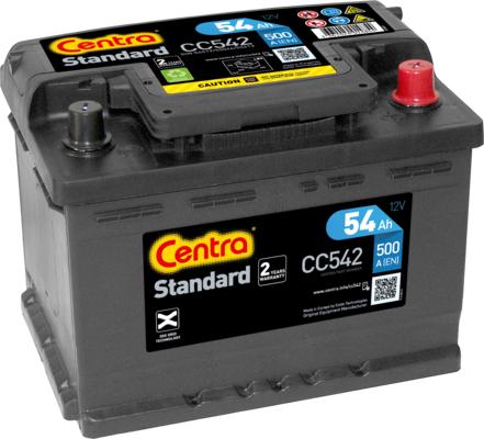 CENTRA CC542 - Стартерная аккумуляторная батарея, АКБ autosila-amz.com