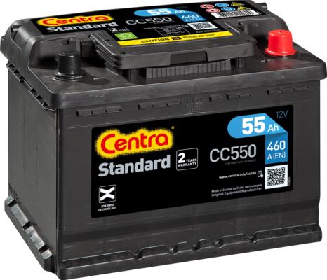 CENTRA CC550 - Стартерная аккумуляторная батарея, АКБ autosila-amz.com