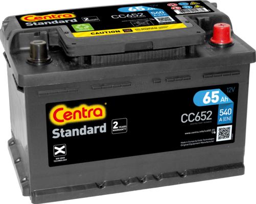 CENTRA CC652 - Стартерная аккумуляторная батарея, АКБ autosila-amz.com