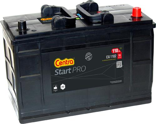 CENTRA CG1102 - Professional аккумулятор 12V 110Ah 750A ETN 0(R+) B1 349x175x235 26,4k autosila-amz.com