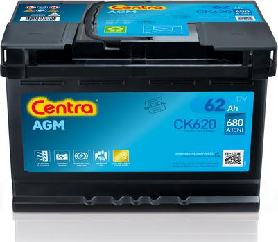 CENTRA CK620 - Стартерная аккумуляторная батарея, АКБ autosila-amz.com