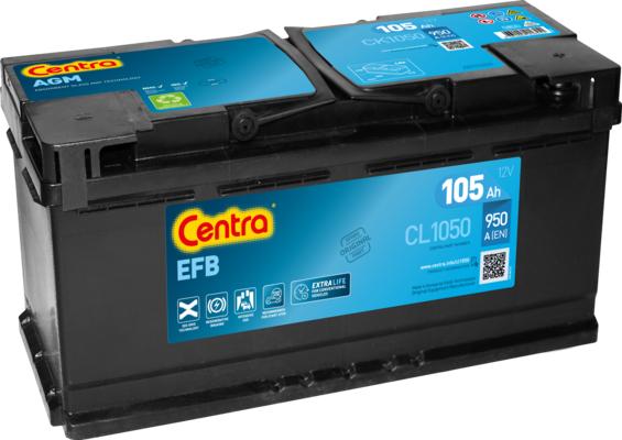 CENTRA CK1050 - Стартерная аккумуляторная батарея, АКБ autosila-amz.com