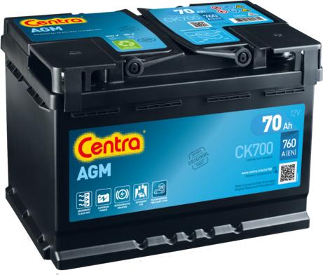CENTRA CK700 - Стартерная аккумуляторная батарея, АКБ autosila-amz.com