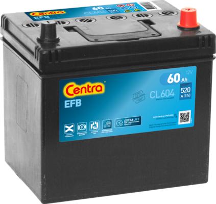 CENTRA CL604 - Стартерная аккумуляторная батарея, АКБ autosila-amz.com